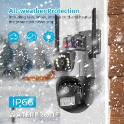 AIOOK 8MP 4K IP kamera Venkovní WiFi PTZ